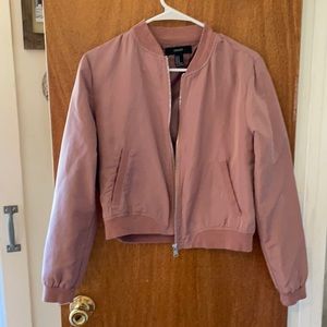 Mauve bomber jacket